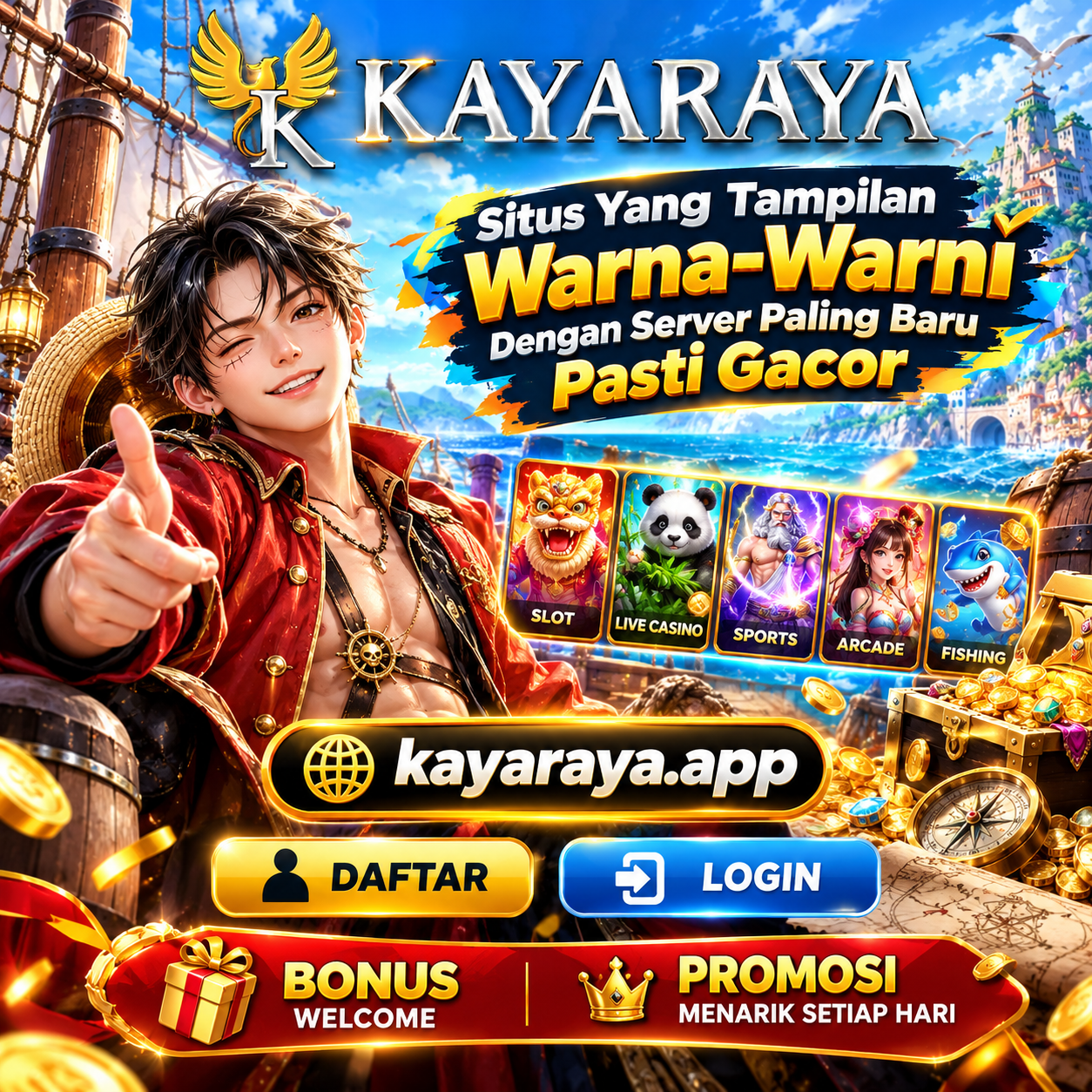 KAYARAYA | Situs Yang Tampilan Warna - Warni Dengan Server Paling Baru Pasti Gacor
